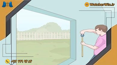 فرآیند نصب پروفیل UPVC برای درب و پنجره